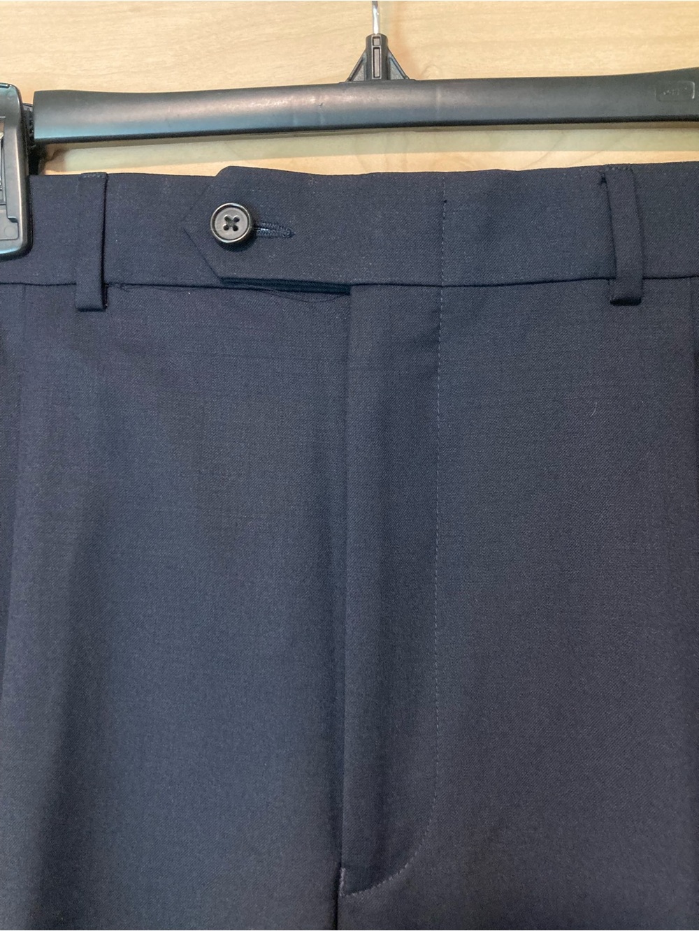 Lauren Ralph Lauren Navy Dress Pants Solid Ultraflex Cuff Hem Wool 36x32 NWT - Picture 4 of 14